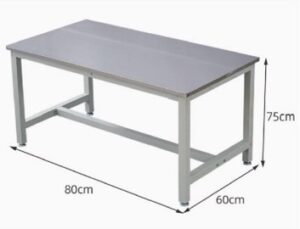 Многофункциональный стол с нержавеющей поверхностью / архивный шкаф